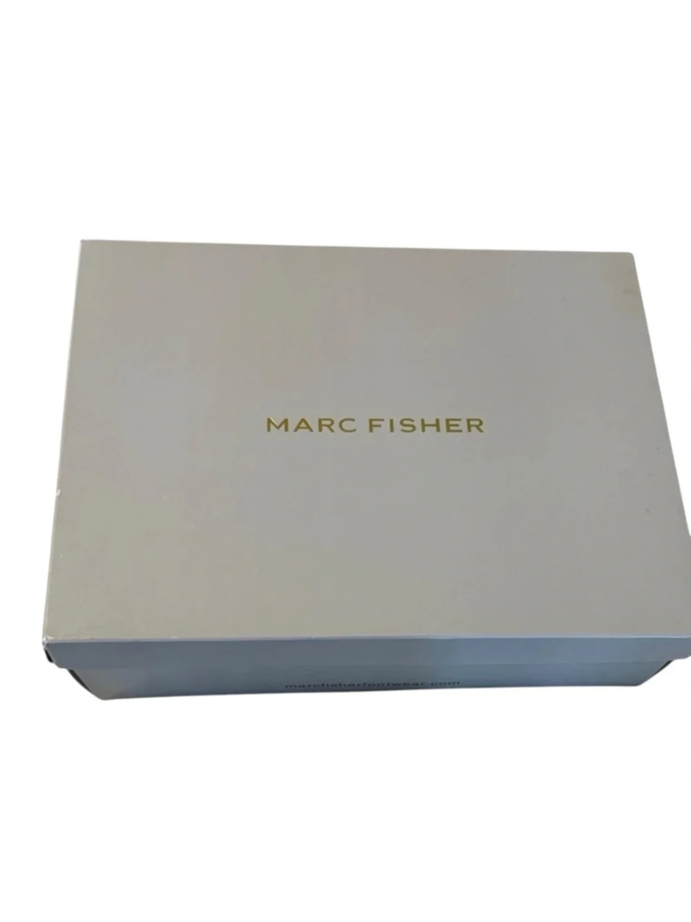 Marc Fisher Silver Heels with Floral Accent - Size 8